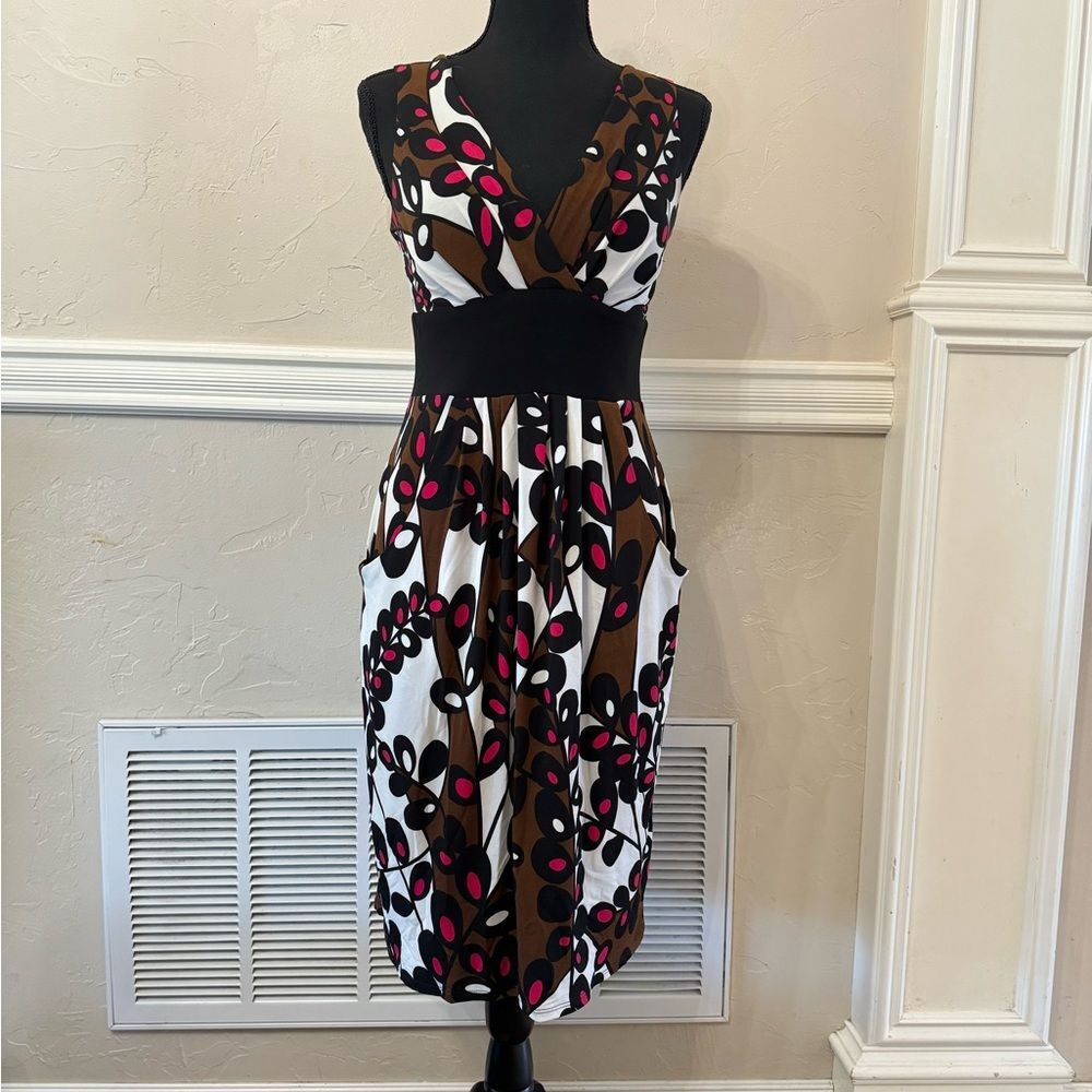 B. Smart Sheath Dress Floral Print - size 4  with 2 pockets‎
